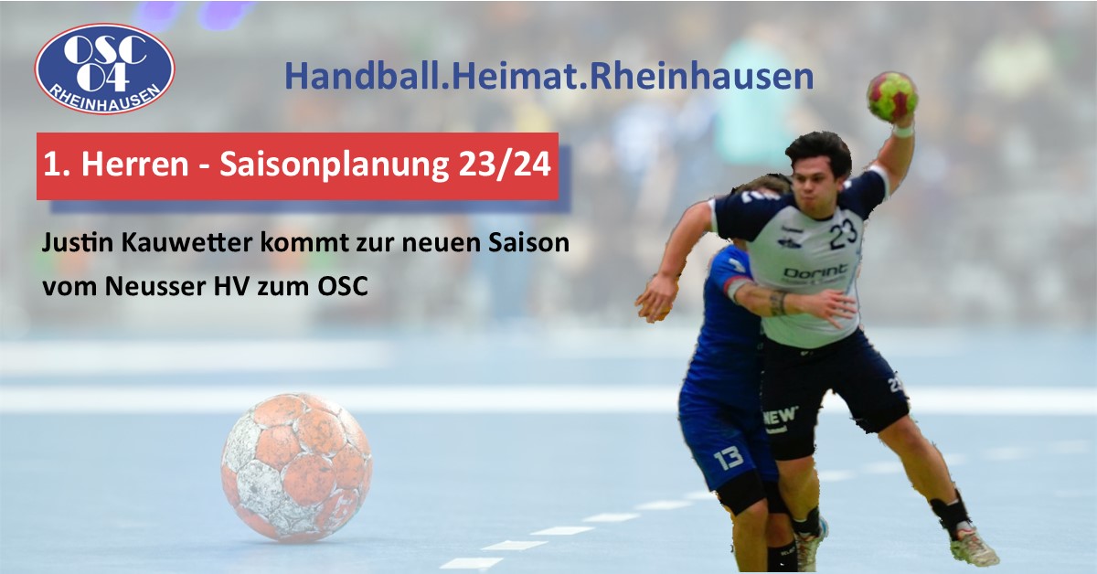 Herren Saisonplanung Osc Handball Heimat Rheinhausen