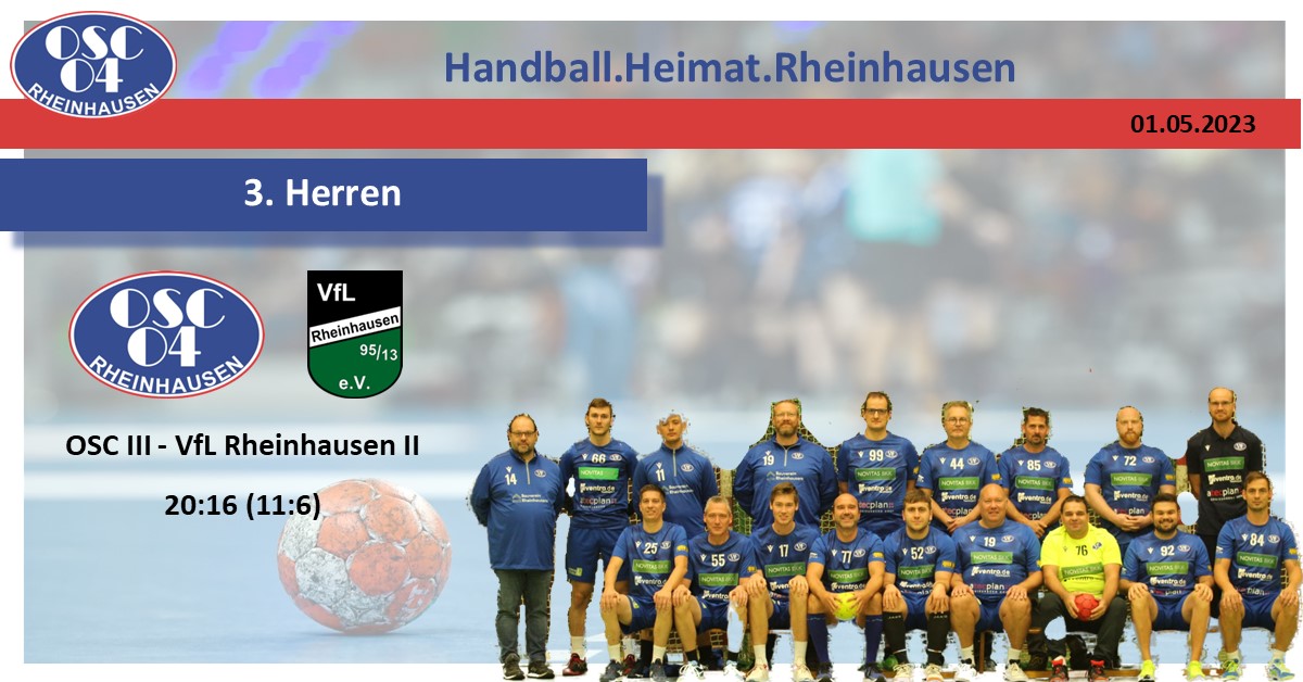 Herren Osc Iii Vfl Rheinhausen Osc Handball