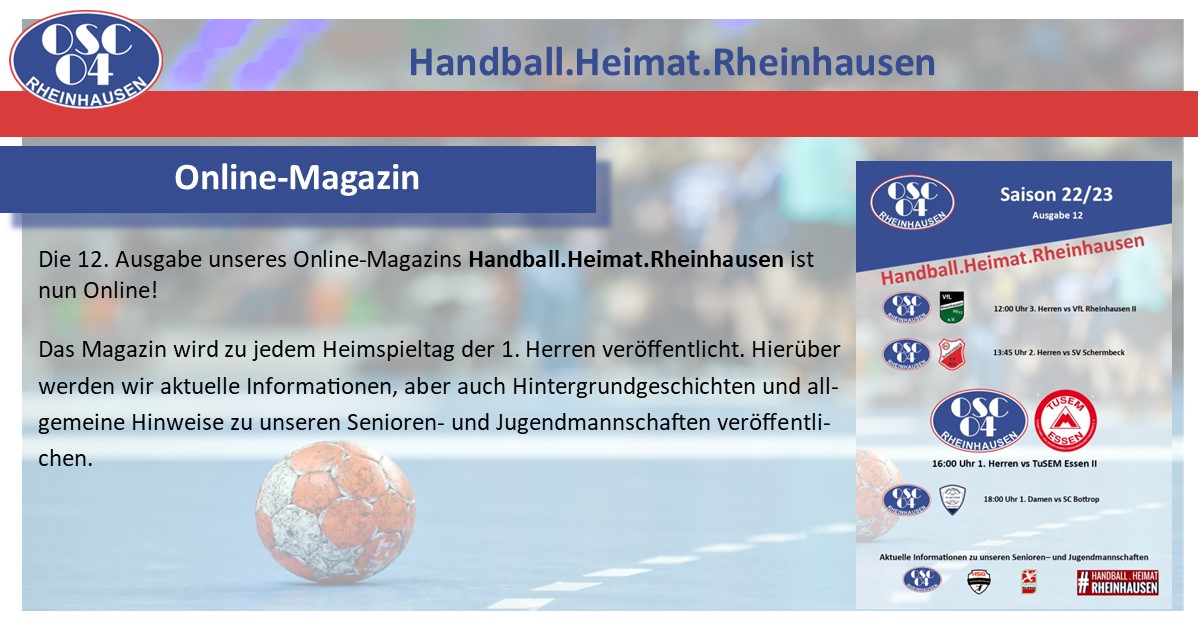 Handball Heimat Rheinhausen Osc Handball Heimat Rheinhausen