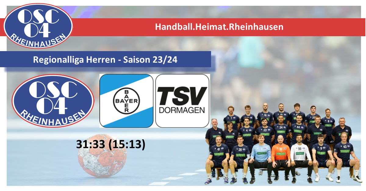 Herren Osc Tsv Bayer Dormagen Ii Osc Handball