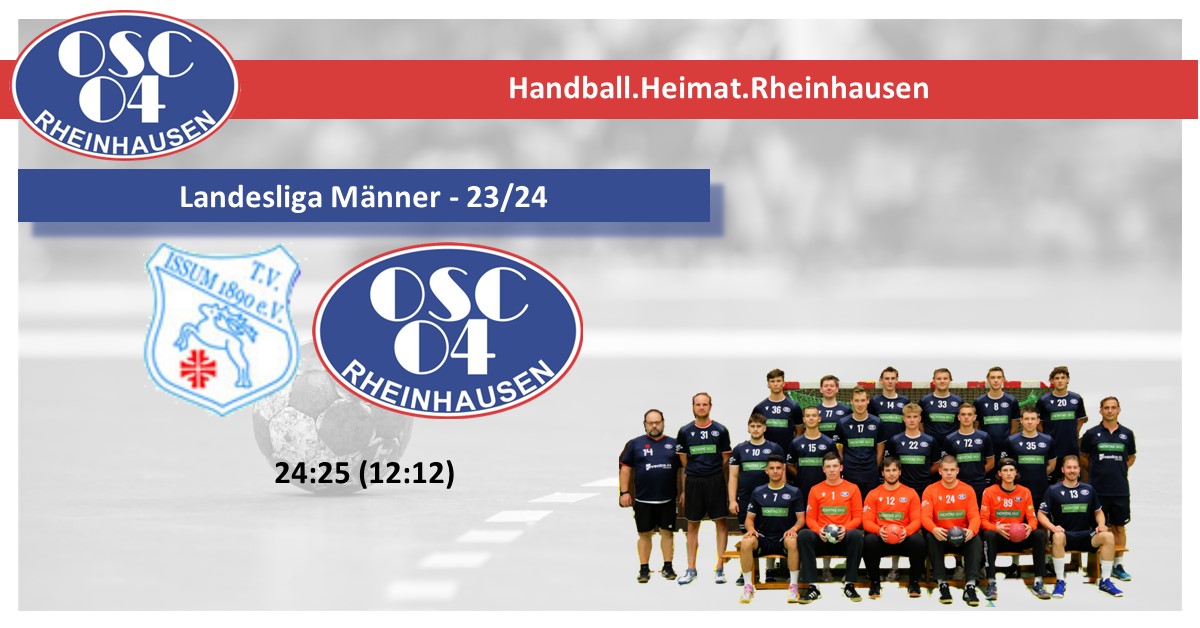 2 Herren TV Issum OSC II 24 25 12 12 OSC Handball Heimat